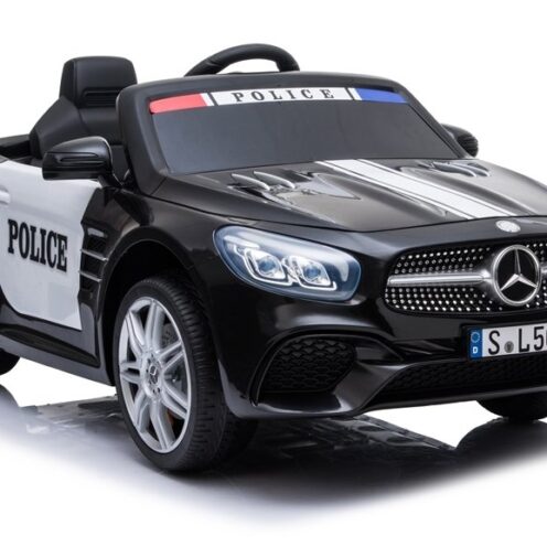 Mercedes SL500 Policja na akumulator Czarny