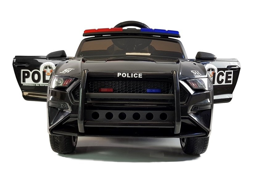 Samochód na Akumulator BBH Policja Czarny BabyZone