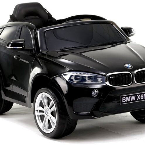 BMW X6 na akumulator skóra Czarne