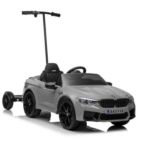 BMW M5 Na Akumulator Z Platformą Srebrne Lakierowane