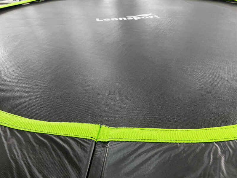 trampolina lean sport max 12ft czarno zielona